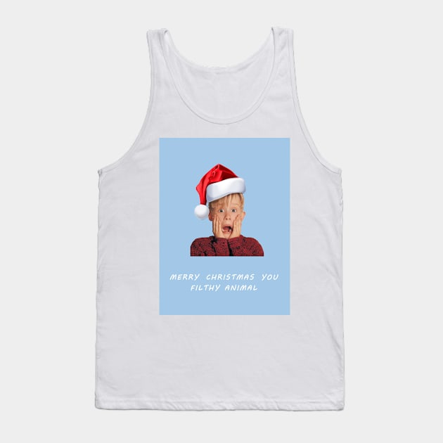 Home Alone Merry Christmas You Filthy Animal Tank Top by MoondesignA